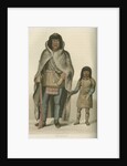 'Portrait of Akaitcho, and his son' by Edward Francis Finden