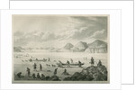 Expedition passing through Point Lata on the ice, June 25 1821 by Edward Francis Finden