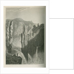 'The Falls of Wilberforce, estimated at 250 feet high' by Edward Francis Finden