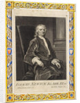 Portrait of Isaac Newton (1642-1727) by George Vertue