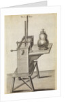 Boyle's second air pump by Anonymous