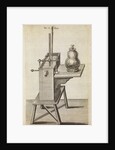 Boyle's second air pump by Anonymous