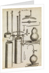 Component parts of Boyle's second air pump by Anonymous