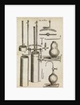 Component parts of Boyle's second air pump by Anonymous