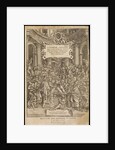 Title page of 'De humani corporis fabrica' by Studio of Titian
