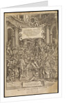 Title page of 'De humani corporis fabrica' by Studio of Titian