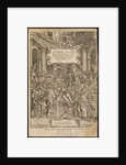 Title page of 'De humani corporis fabrica' by Studio of Titian