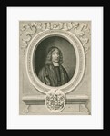 Portrait of Ralph Bathurst (1620-1704) by David Loggan