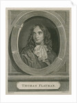 Portrait of Thomas Flatman (1635-1688) by Anthony Walker