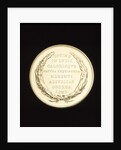 Reverse of the Rumford Medal by Anonymous