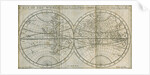 Map of William Dampier's circumnavigation of the world, 1679-1691 by Herman Moll