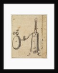 A steam piston engine by Thomas Savery