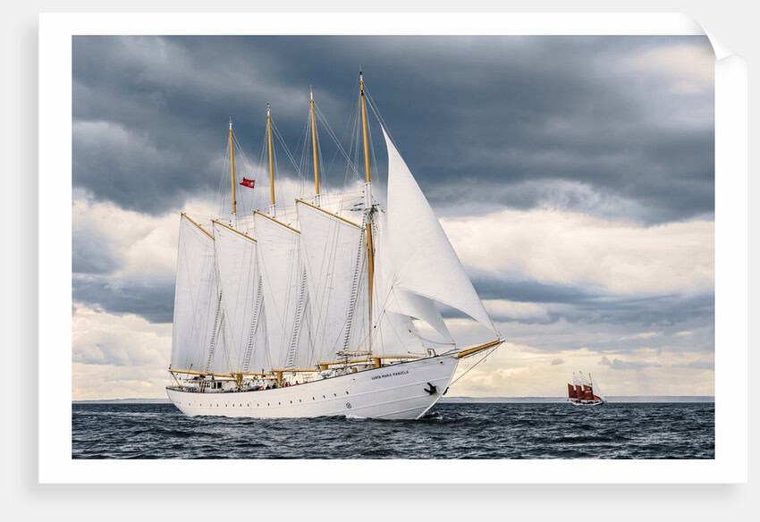 Schooner Santa Maria Manuela by Richard Sibley