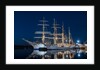 Two ships in the nighttime by Richard Sibley