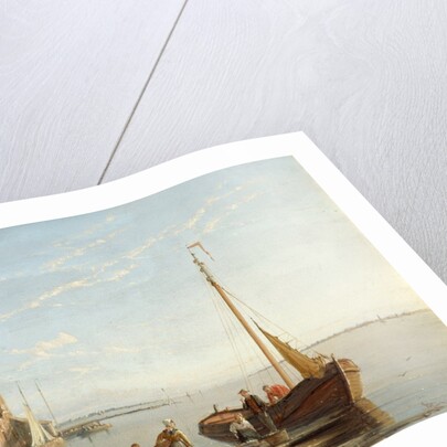 The Lighthouse at Tholen, Zimmer Zee, Holland by William Raymond Dommerson