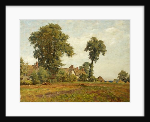 Pastoral Scene - The Homestead by James Aumonier