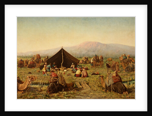 Persian Encampment by Ovid Curtovitch