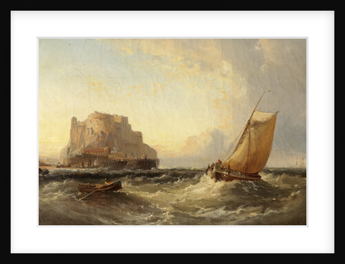 Off the Cornish Coast - St. Michael's Mount by James Webb