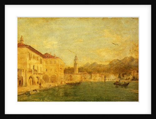 Pallanza Lago Maggiore 28th June 1848 by James Francis Burrell