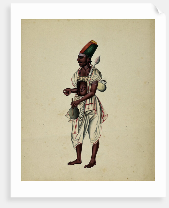 Mullebar Beggar by Indian School