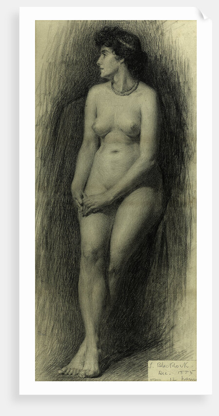 Standing Female Nude by Thomas Bromley Blacklock