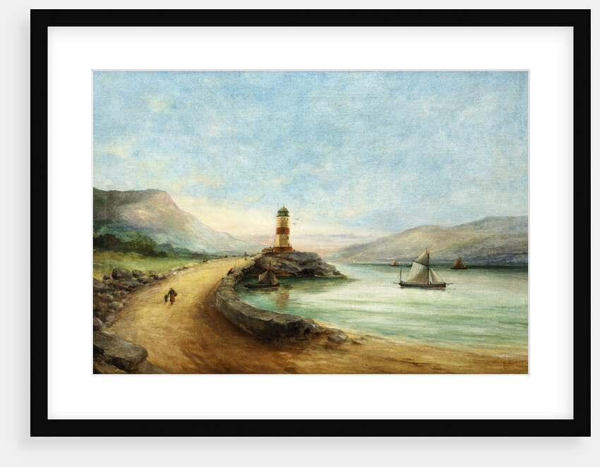 Seascape with Lighthouse by E. Hemingway