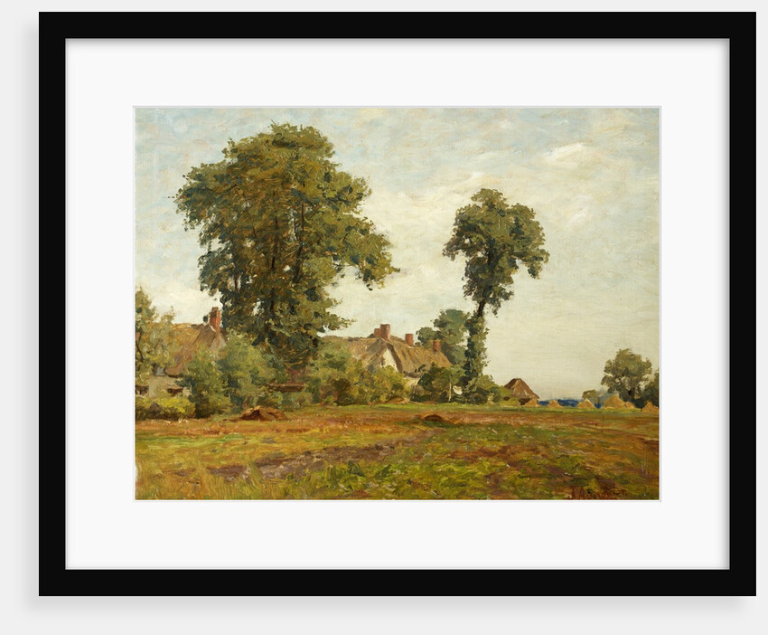 Pastoral Scene - The Homestead by James Aumonier