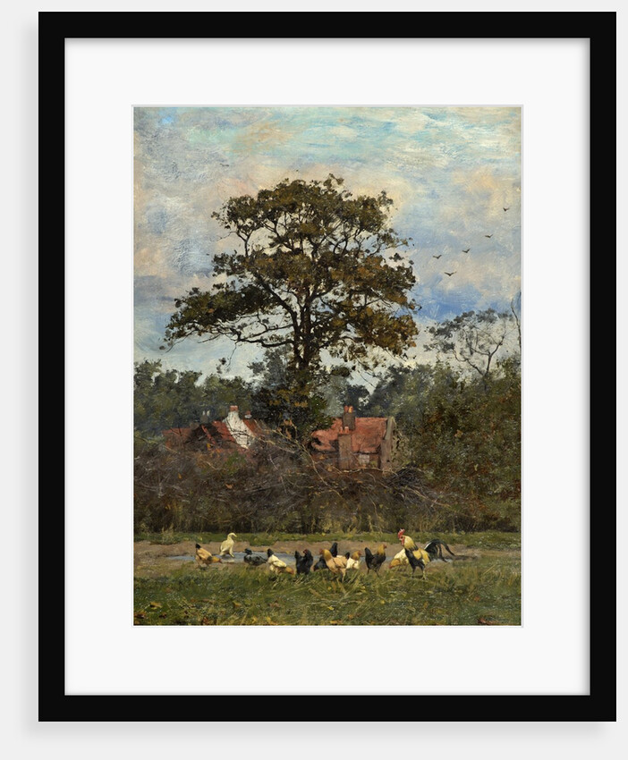 Landscape with Poultry by William Baptist Baird