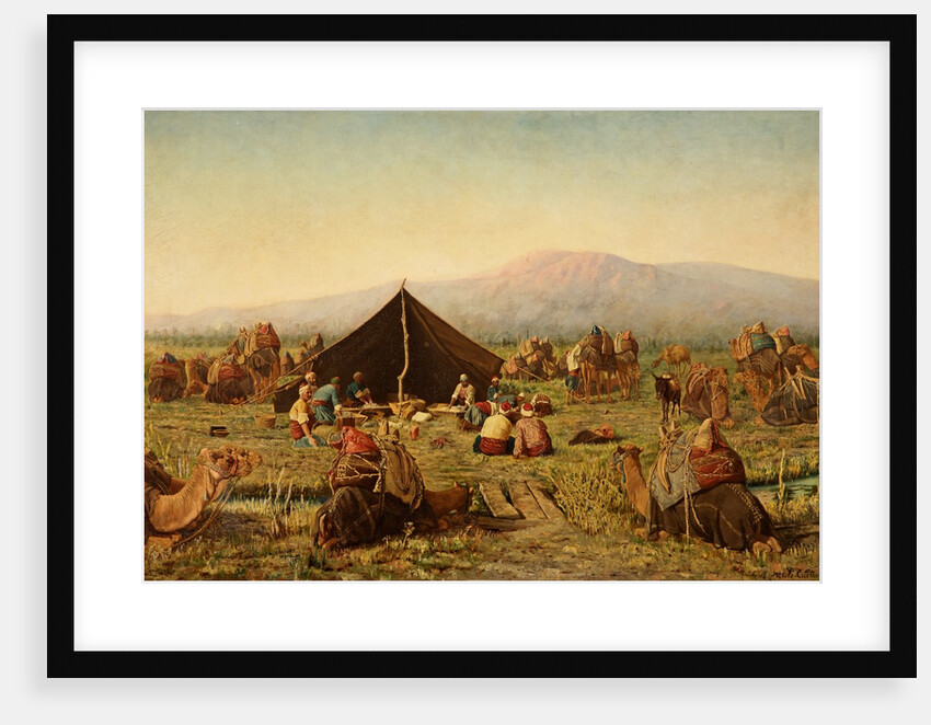 Persian Encampment by Ovid Curtovitch
