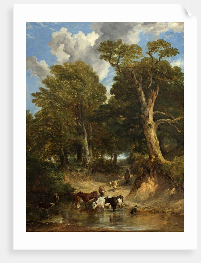 Oak Tree Ford by Frederick Richard Lee