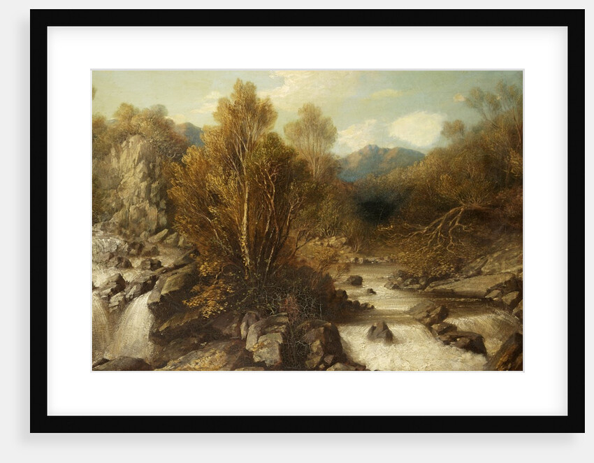 Landscape with Stream and Waterfall by Edmund John Niemann