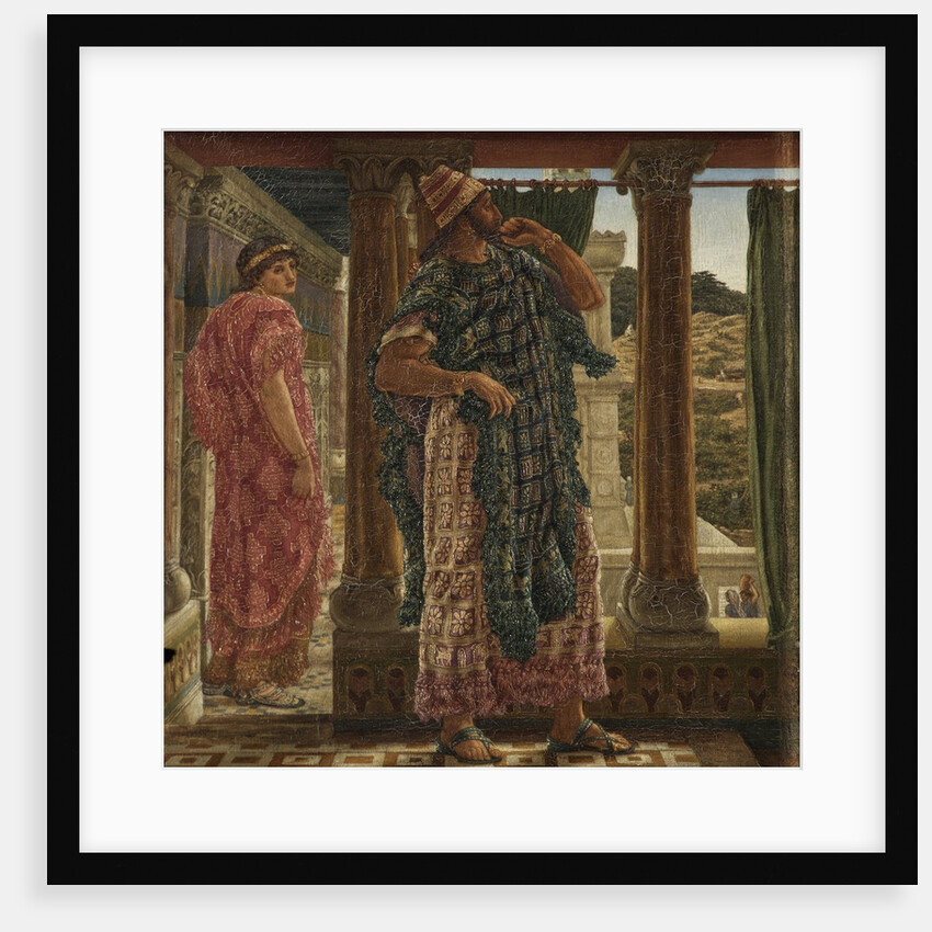 King Ahab's Coveting - Ahab Covets Naboth's Vineyards by Thomas Matthews Rooke