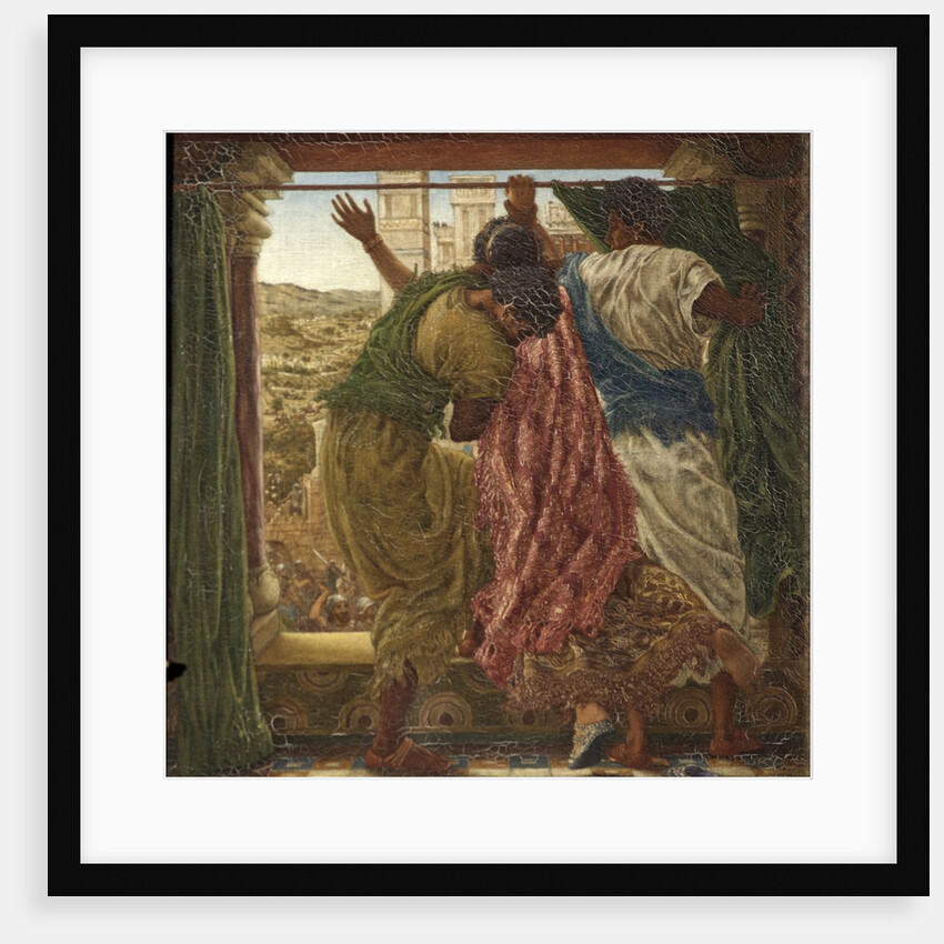 King Ahab's Coveting - Jezebel Thrown to the Dogs by Thomas Matthews Rooke