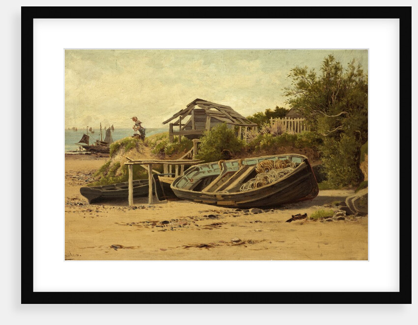 On the Cornish Coast by C. Saunders