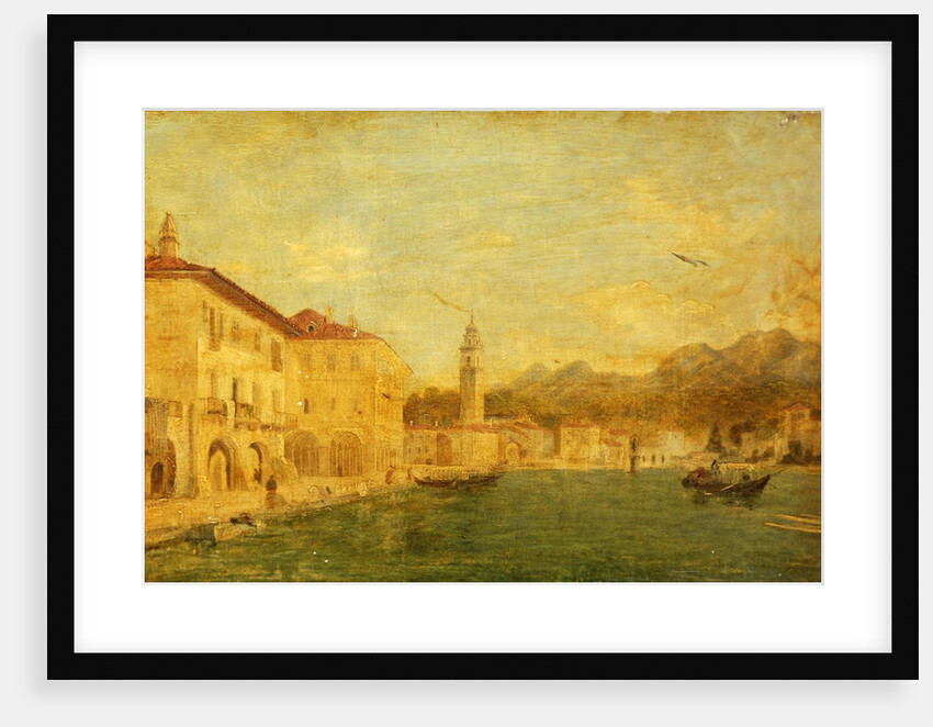 Pallanza Lago Maggiore 28th June 1848 by James Francis Burrell