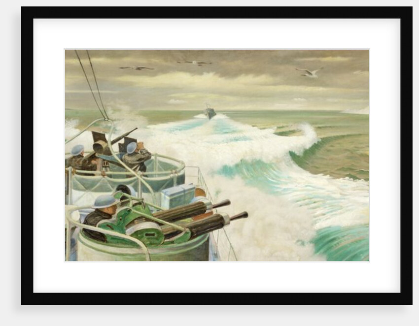 M.T.B.'s and M.G.B. Practising in the Channel by Roland Vivian Pitchforth