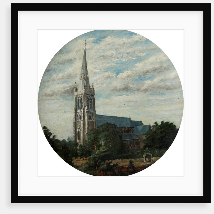 St. Peter's Bournemouth 1885 by A. E. Shelley