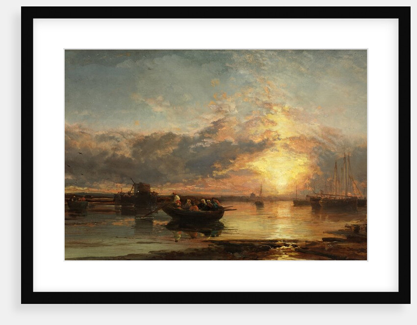 Seascape, Sunset by James Webb