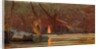 Night Scene on the Medway by Edward John Gregory
