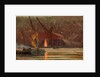 Night Scene on the Medway by Edward John Gregory