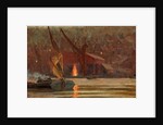 Night Scene on the Medway by Edward John Gregory