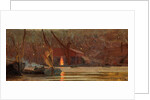Night Scene on the Medway by Edward John Gregory