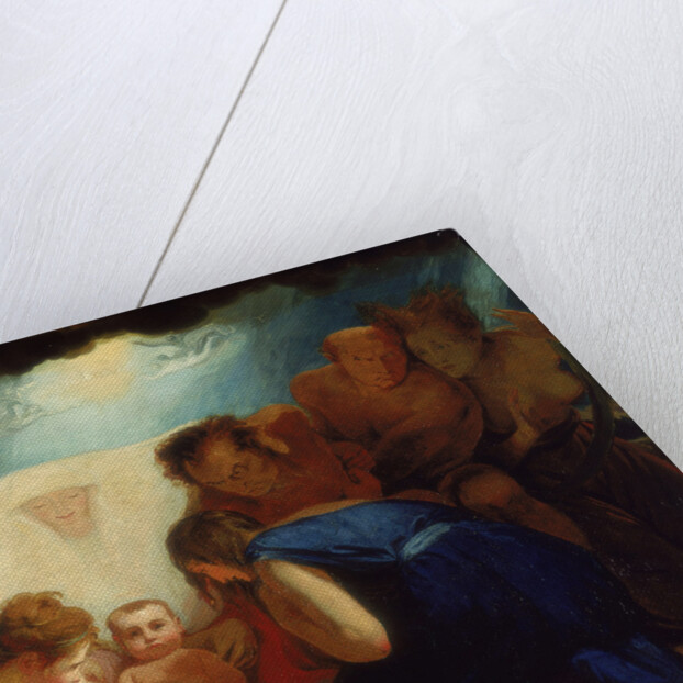 The Infant Shakespeare attended by Nature and the Passions by George Romney