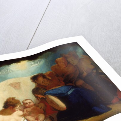 The Infant Shakespeare attended by Nature and the Passions by George Romney