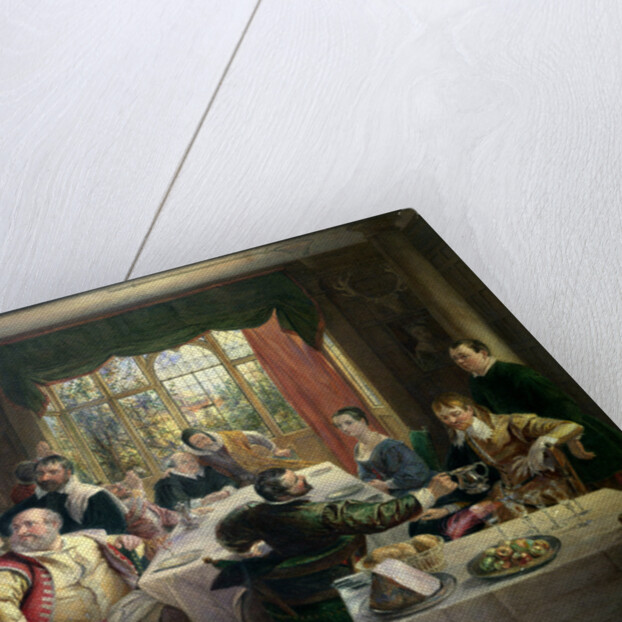 The Merry Wives of Windsor, Act I, Sc. i. A Feast in Page's House by Charles Robert Leslie