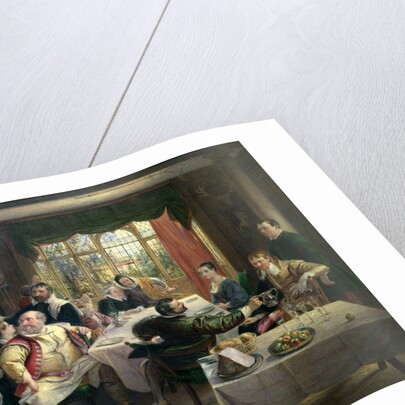 The Merry Wives of Windsor, Act I, Sc. i. A Feast in Page's House by Charles Robert Leslie