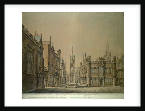 Design for stage settings, 1808 : Capon's all-purpose set for Kemble's history plays by William Capon