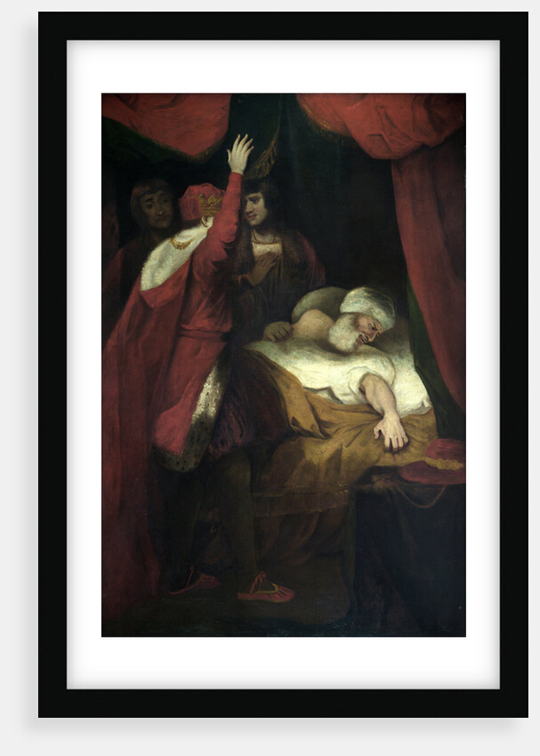 Henry VI, Pt. 2, Act III, Sc. iii, The Death of Cardinal Beaufort. by Joshua Reynolds