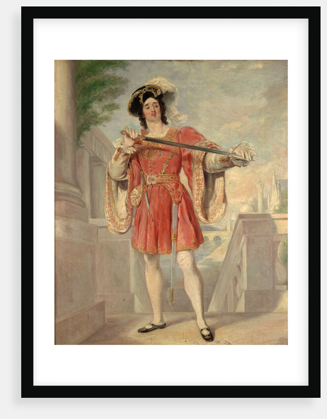 James William Wallack (c. 1794-1864) as Mercutio. Romeo and Juliet, Act III, Sc.i by Nicolas Jospeh Crowley