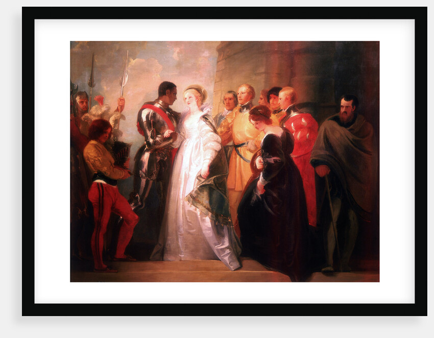 Othello, Act II, Sc. i, The Return of Othello by Thomas Stothard